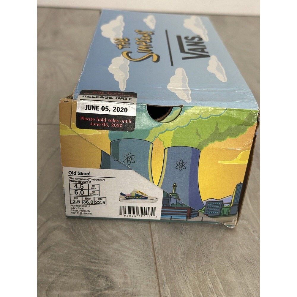 Vans x The Simpsons Old Skool “The Bouviers” Men’s 4.5 * Women’s 6 * New W Tags - Picture 10 of 13
